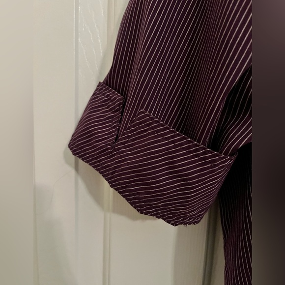 Riders by Lee, 4X, Dark Purple Stripe. Three quarter sleeve - Picture 3 of 4